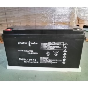 ITOSHI Photon Solar 12V 150Ah Solar Battery Bateri Solar UPS Back Up Gel Battery Deep Cycle Maintenance Free for Solar Energy